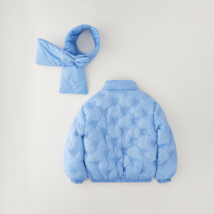 PIUMINO TRAPUNTATO AZZURRO FIOCCO