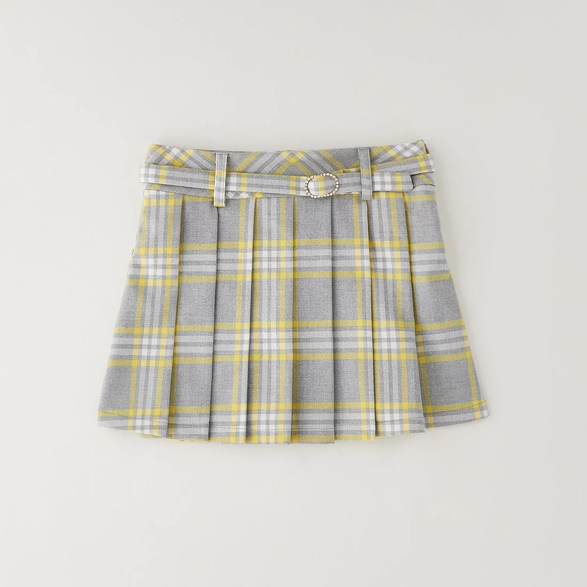 COMPLETINO TARTAN MELANGE/ GIALLO