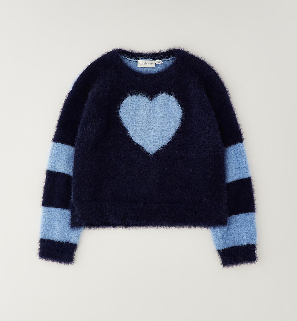 COMPLETO BLU HEART