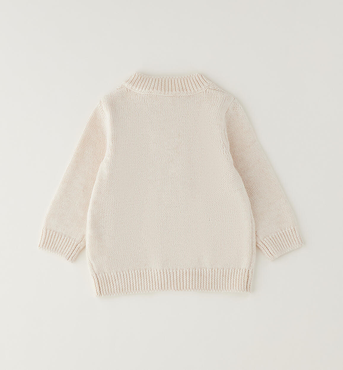 CARDIGAN IN MAGLIA A TRECCE