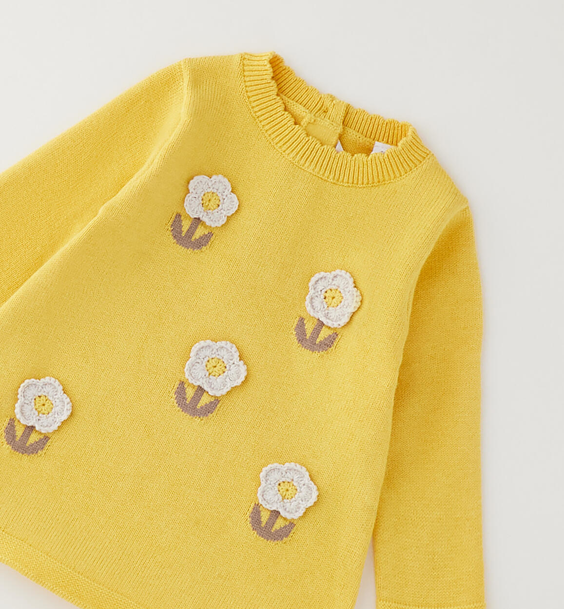 ABITINO GIALLO CON MARGHERITE