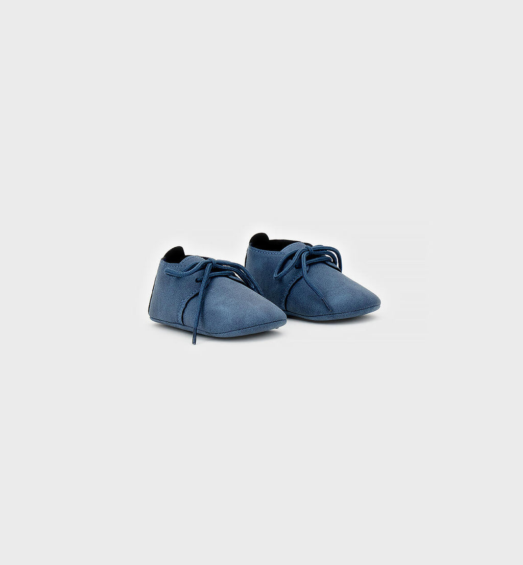 MOCASSINO BLU  CON LACCI
