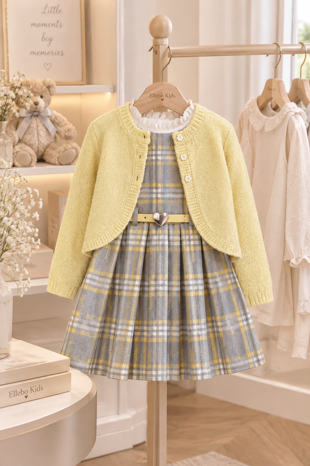 COMPLETO MELANGE/ GIALLO