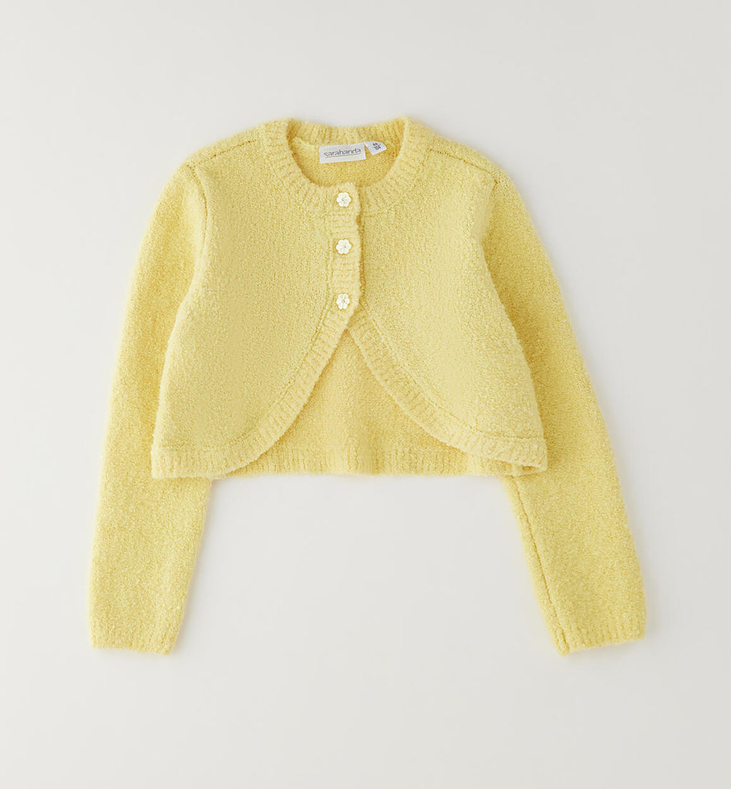 COMPLETO MELANGE/ GIALLO