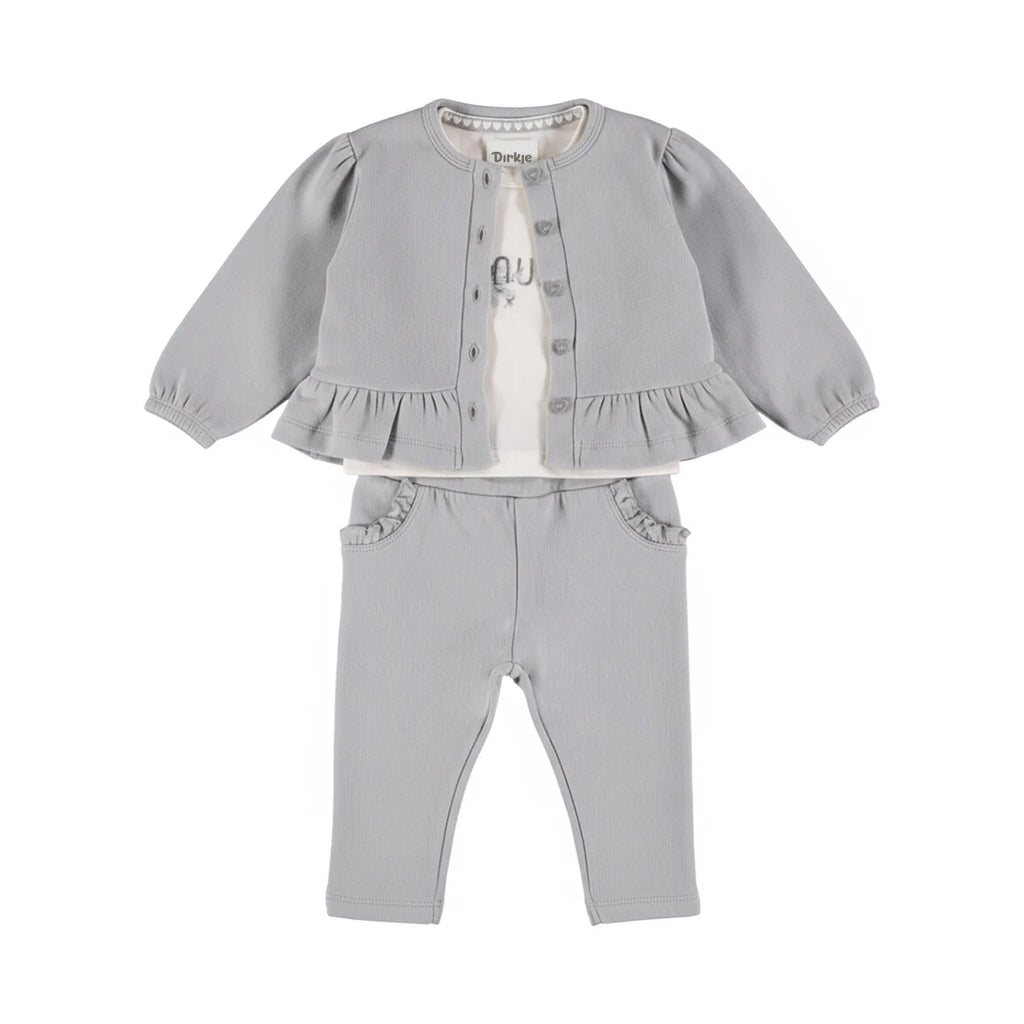 COORDINATO BIMBA GRIGIO