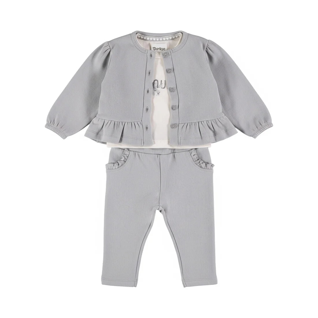 COORDINATO BIMBA GRIGIO