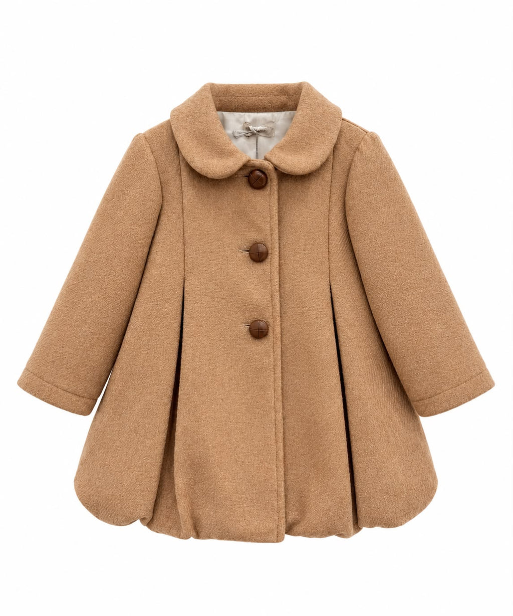 CAPPOTTO BAMBINA CAMMELLO