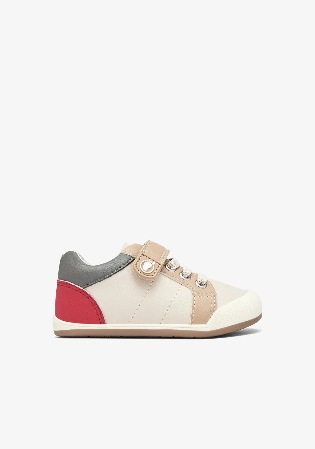 SNEAKERS BAREFOOT BEIGE/ROSSO