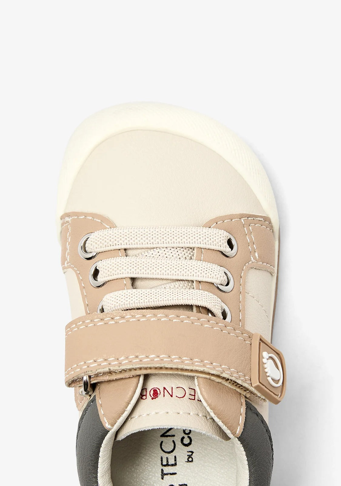 SNEAKERS BAREFOOT BEIGE/ROSSO