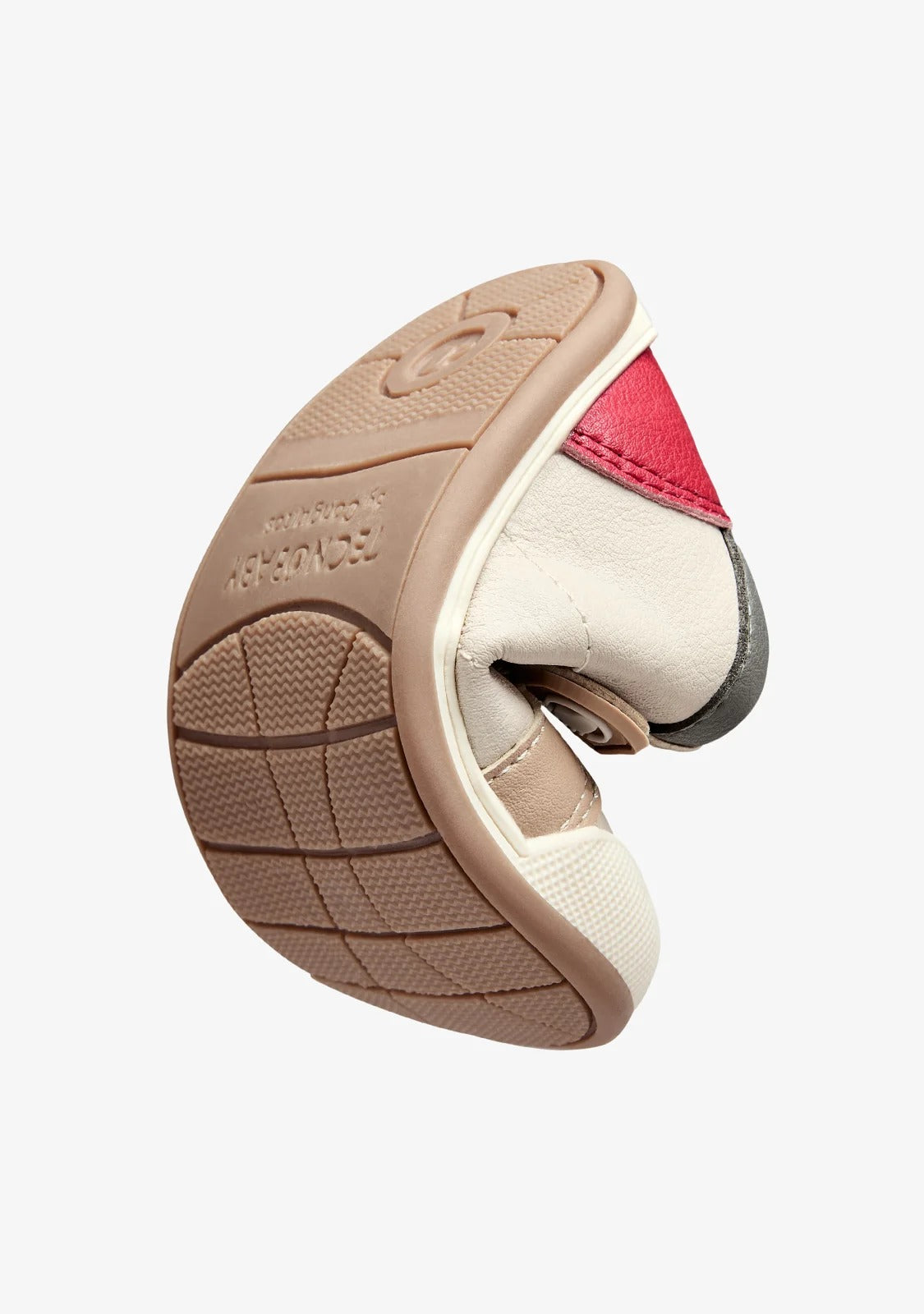 SNEAKERS BAREFOOT BEIGE/ROSSO