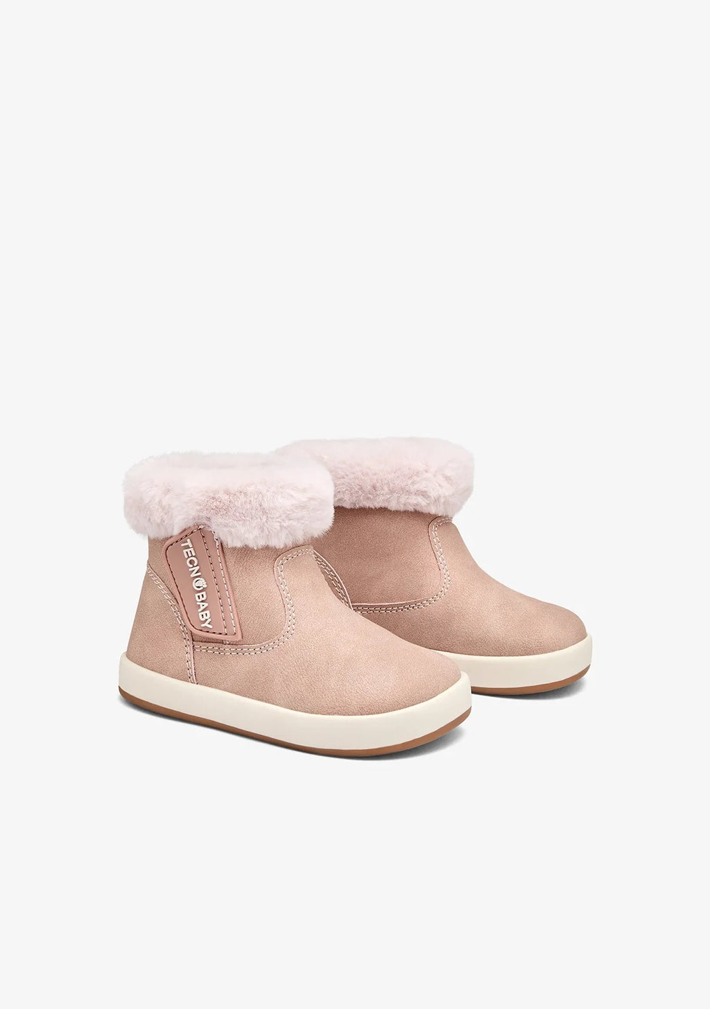 STIVALETTI BAREFOOT ROSA CON FODERA IN PELLICCIA