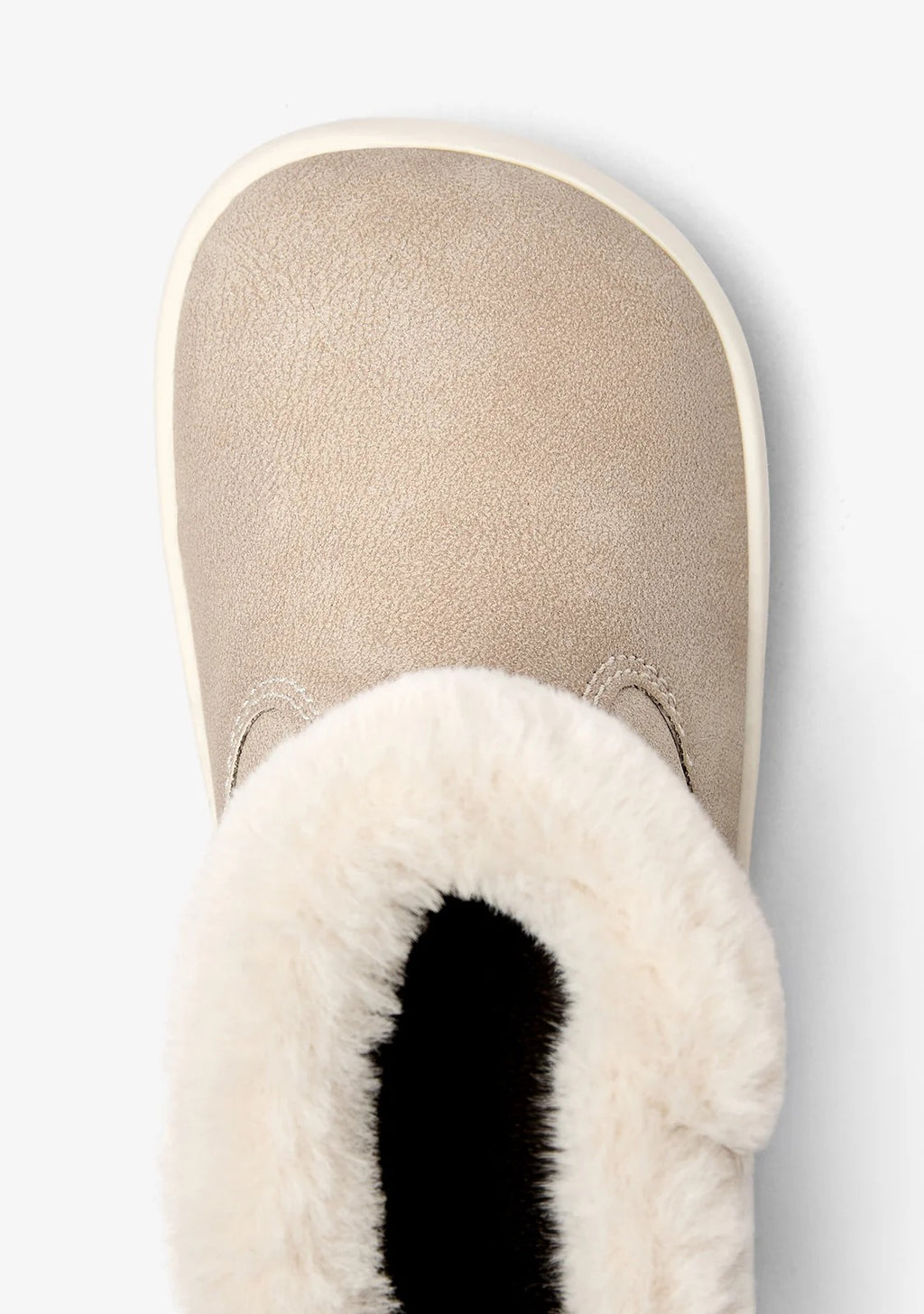 STIVALETTI BAREFOOT BEIGE CON FODERA IN PELLICCIA