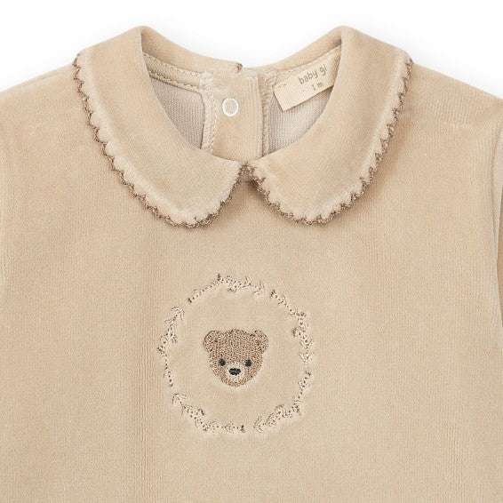 TUTINA BEAR BEIGE CON CAPPELLINO