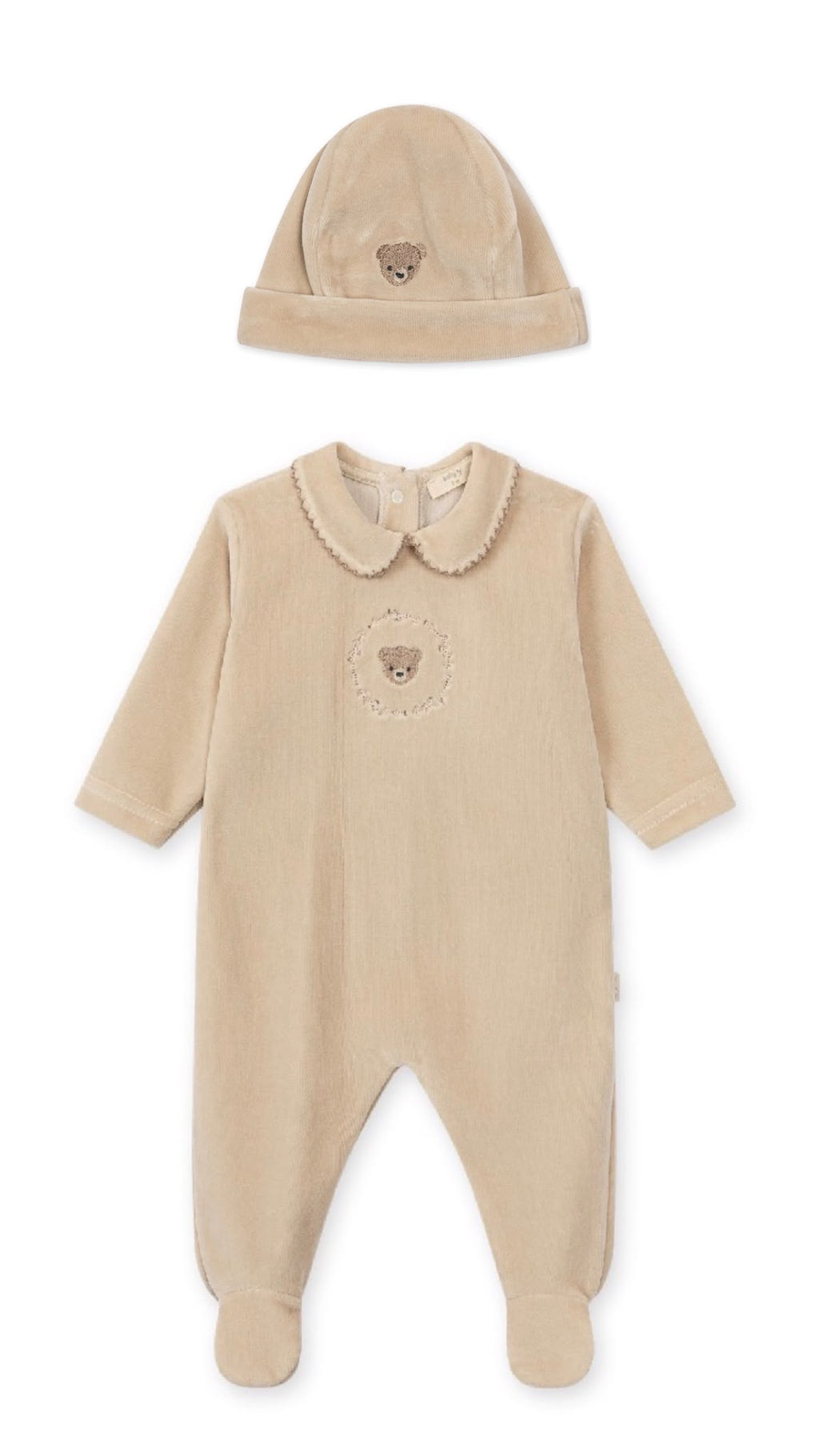 TUTINA BEAR BEIGE CON CAPPELLINO