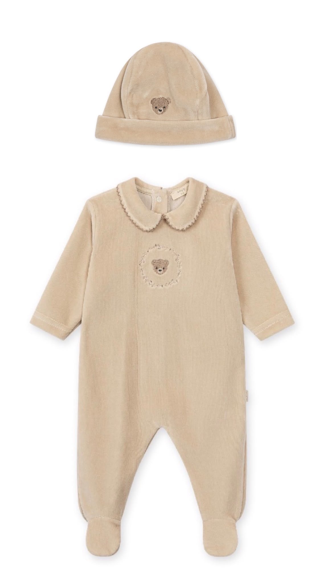 TUTINA BEAR BEIGE CON CAPPELLINO