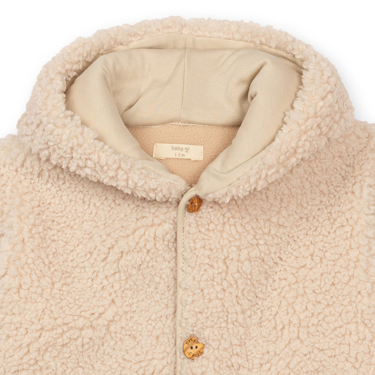 CAPPOTTINO BOUCLE' CON CAPPUCCIO