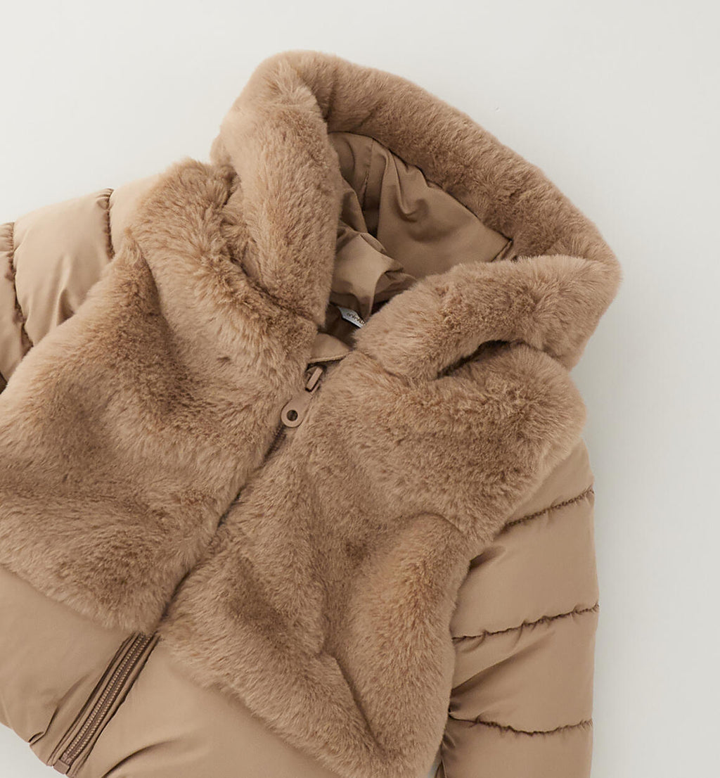 GIUBBINO PELLICCIOTTO BEIGE