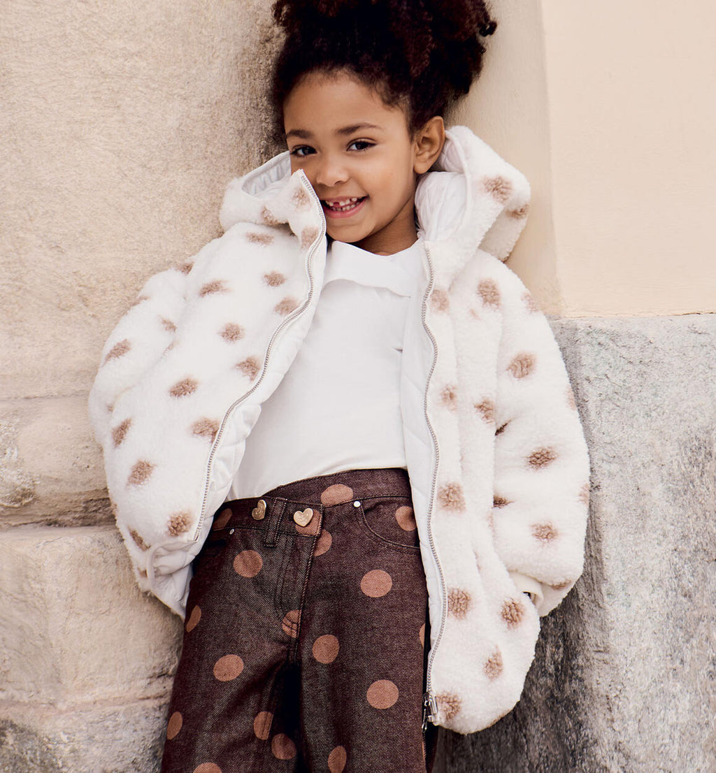 JEANS POIS CHOCOLATE