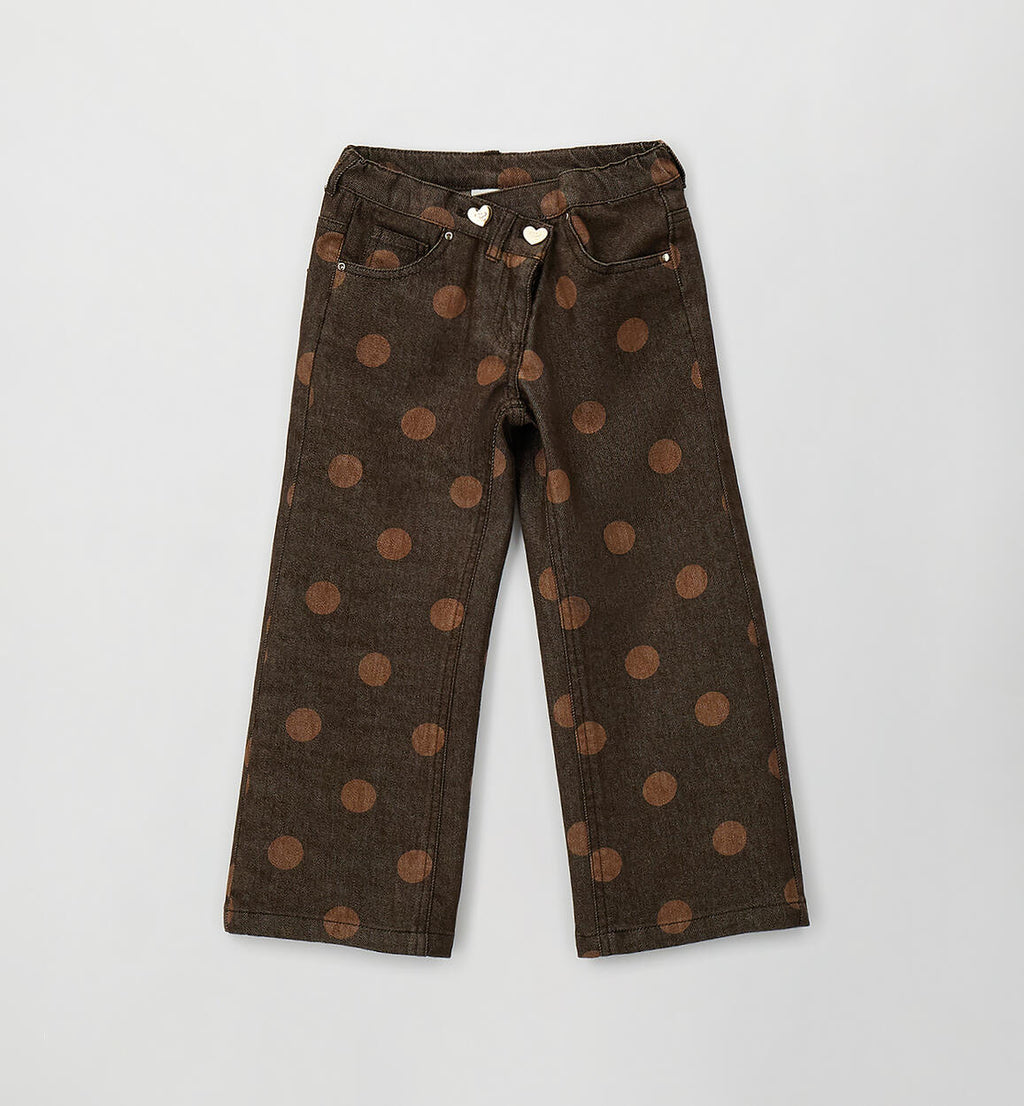 JEANS POIS CHOCOLATE
