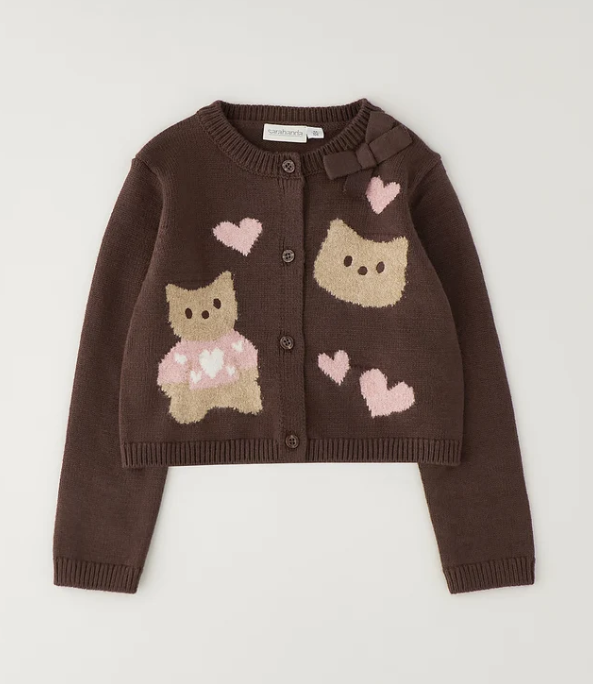CARDIGAN CATS CHOCOLATE