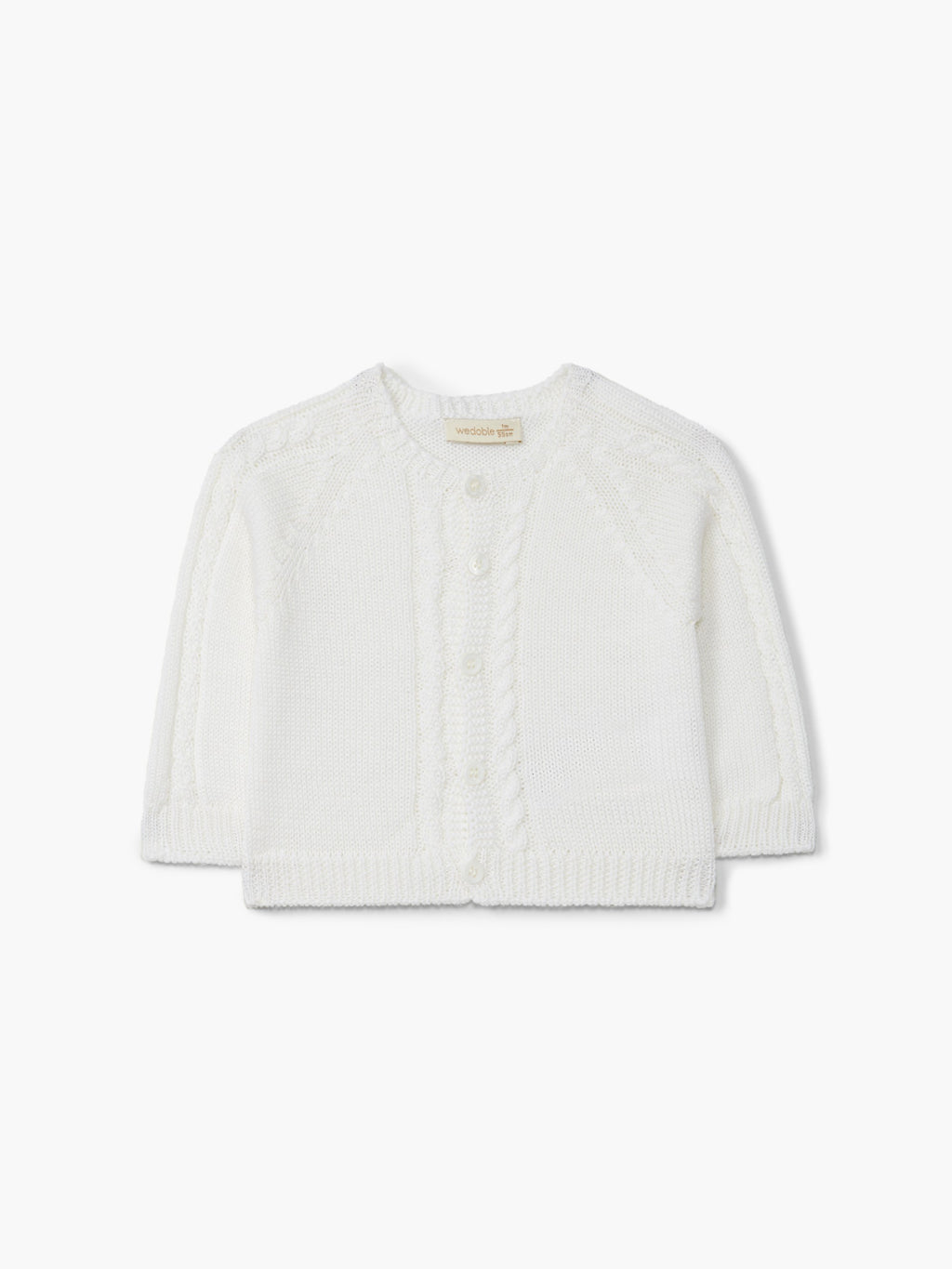 CARDIGAN IN PURA LANA PANNA