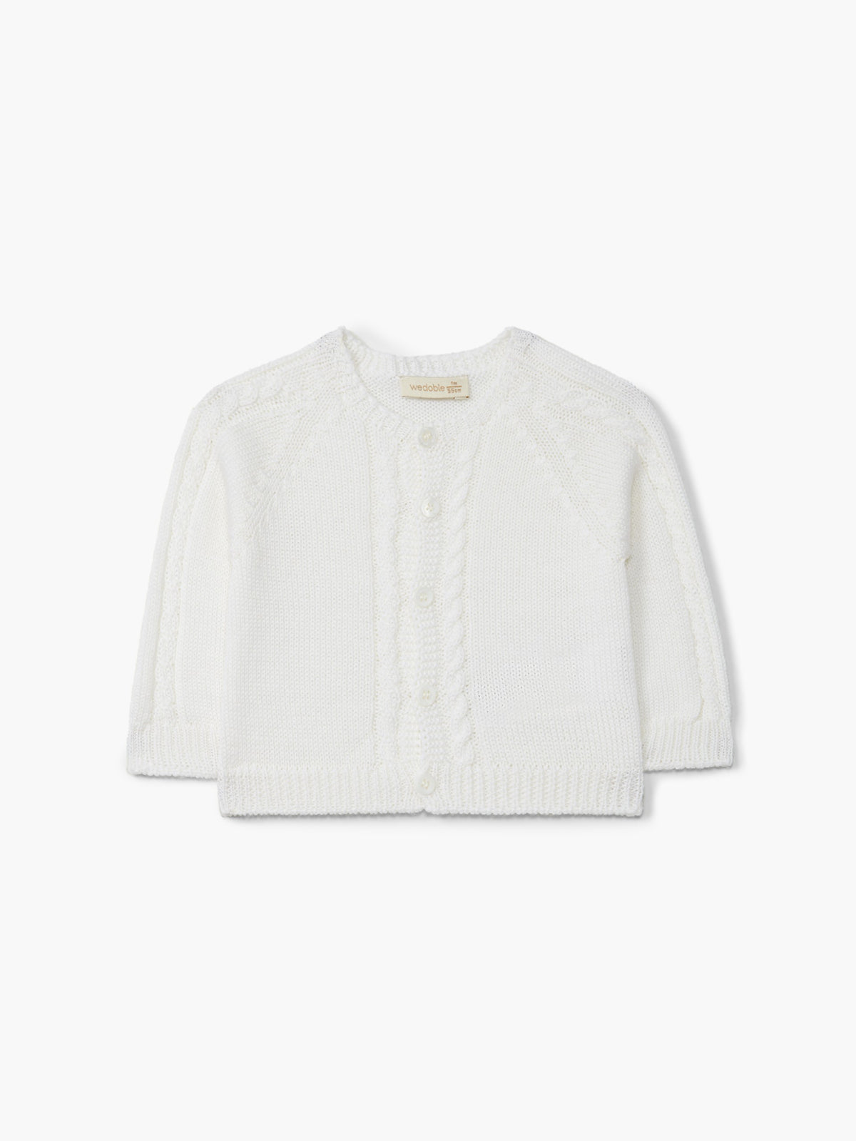 CARDIGAN IN PURA LANA PANNA