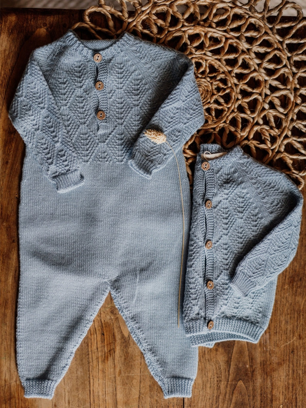 TUTINA AZZURRA IN PURA LANA