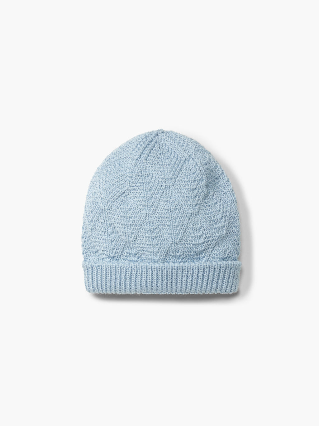 CAPPELLO AZZURRO IN PURA LANA