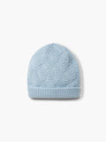 CAPPELLO AZZURRO IN PURA LANA