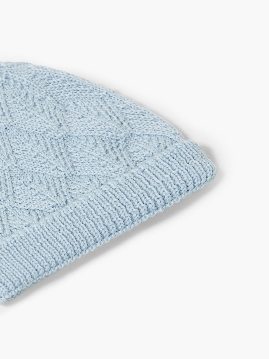 CAPPELLO AZZURRO IN PURA LANA