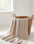 COPERTA IN MAGLIA TORTORA