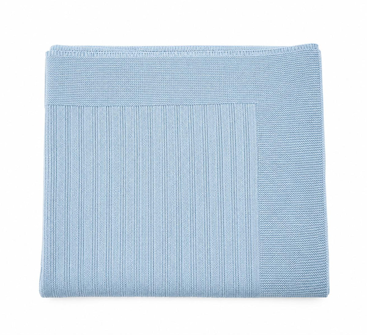 COPERTA IN MAGLIA LIGHT BLU