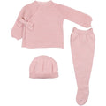 COORDINATO NASCITA IN MAGLIA CON CAPPELLINO