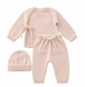 COORDINATO IN MAGLIA CHIMONO CON CAPPELLINO