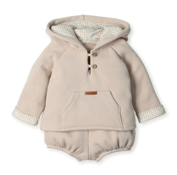 COMPLETINO IN FELPA CON CULOTTE SAND