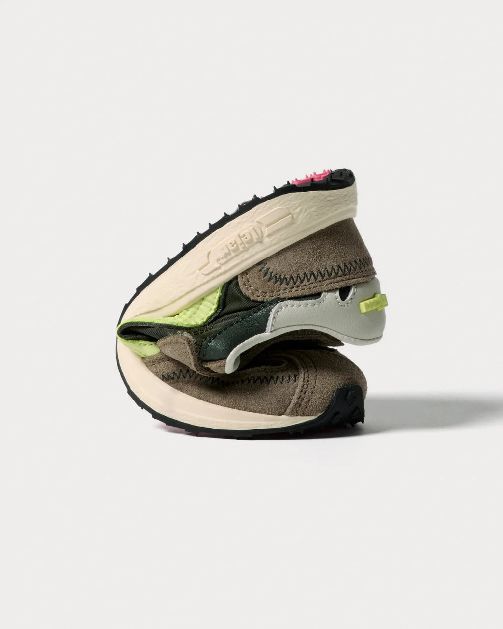 SNEAKERS LEJAN MELROSE DARK OLIVE/LIME