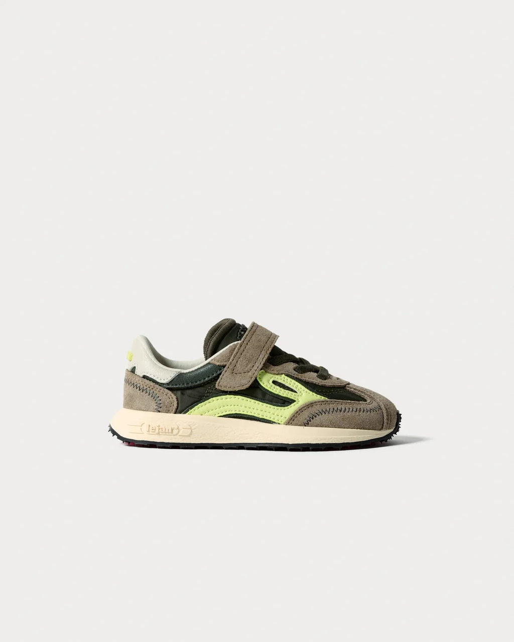 SNEAKERS LEJAN MELROSE DARK OLIVE/LIME