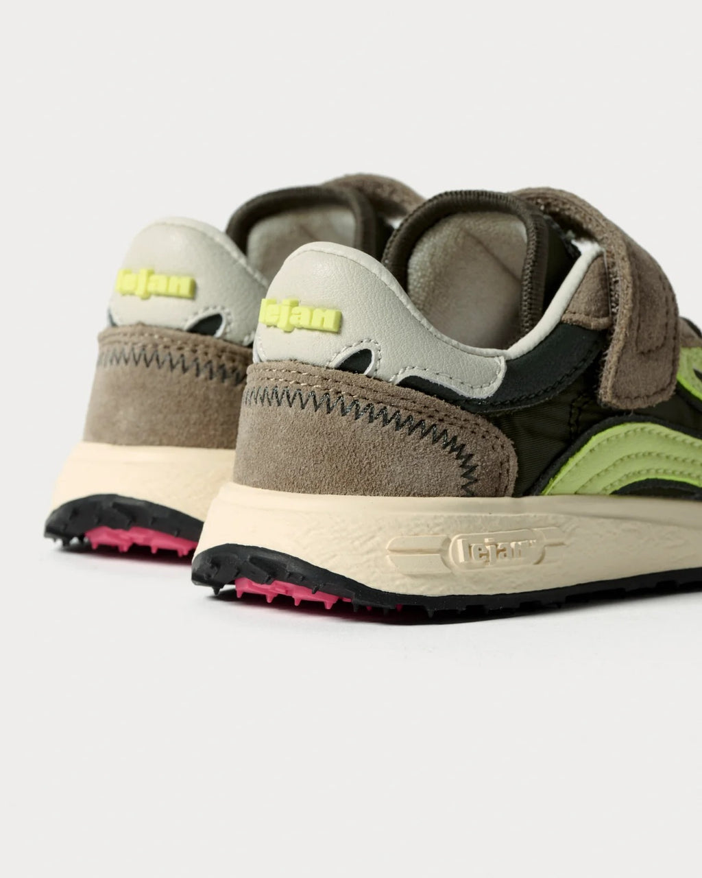 SNEAKERS LEJAN MELROSE DARK OLIVE/LIME