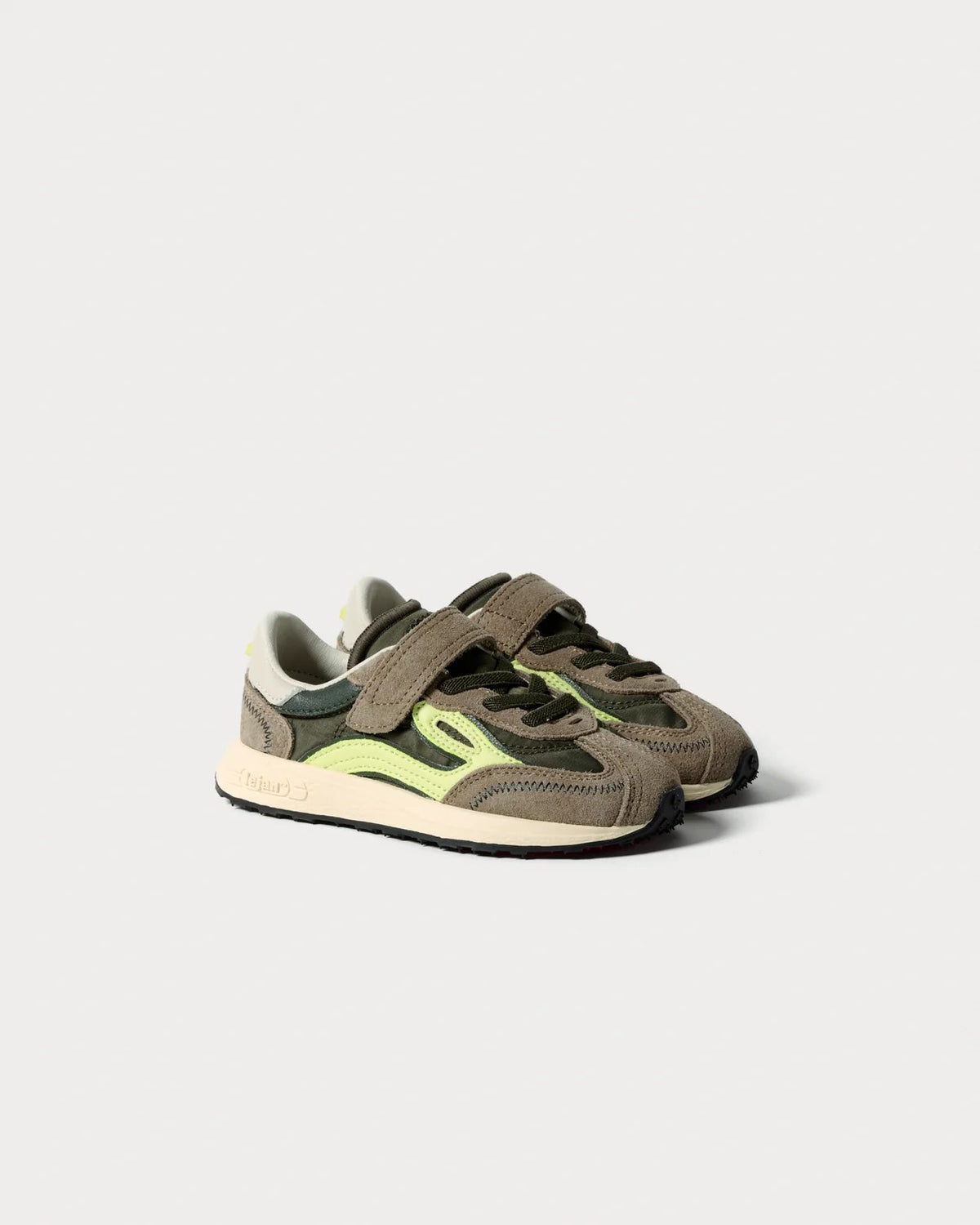 SNEAKERS LEJAN MELROSE DARK OLIVE/LIME