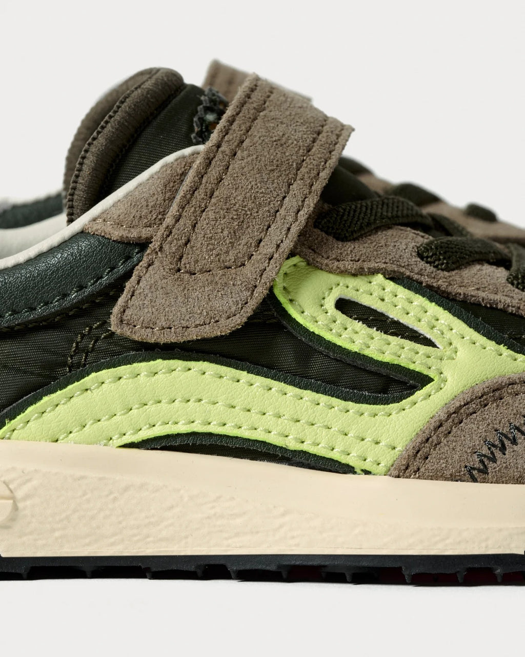 SNEAKERS LEJAN MELROSE DARK OLIVE/LIME