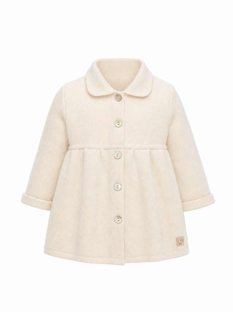 CAPPOTTO LATTE IN PURA LANA