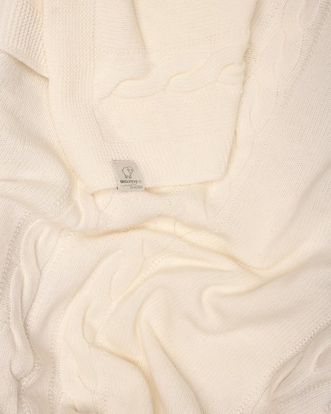 COPERTA A TRECCE LATTE