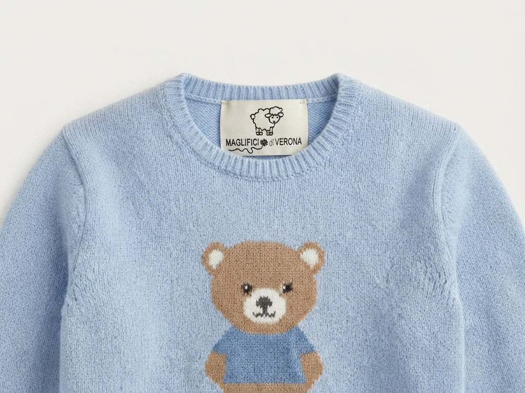 MAGLIONCINO TEDDY CIELO