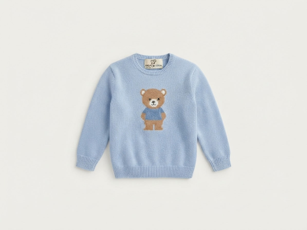MAGLIONCINO TEDDY CIELO