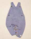 SALOPETTE IN MAGLIA BLU LAVANDA