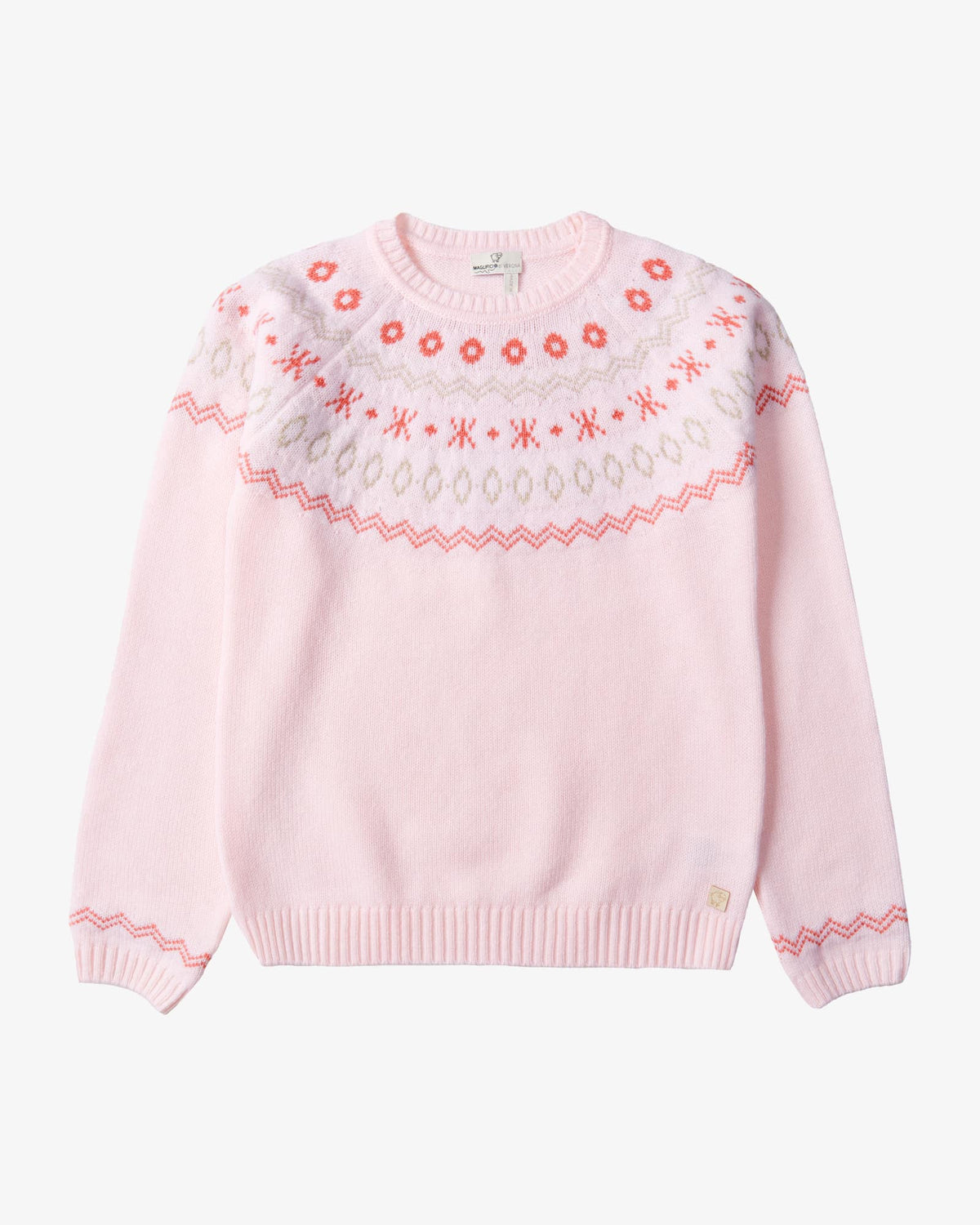 MAGLIONCINO JAQUARD ROSA