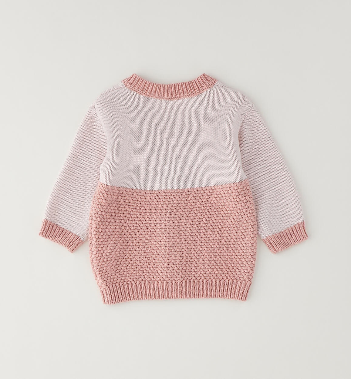 CARDIGAN IN MAGLIA ROSA