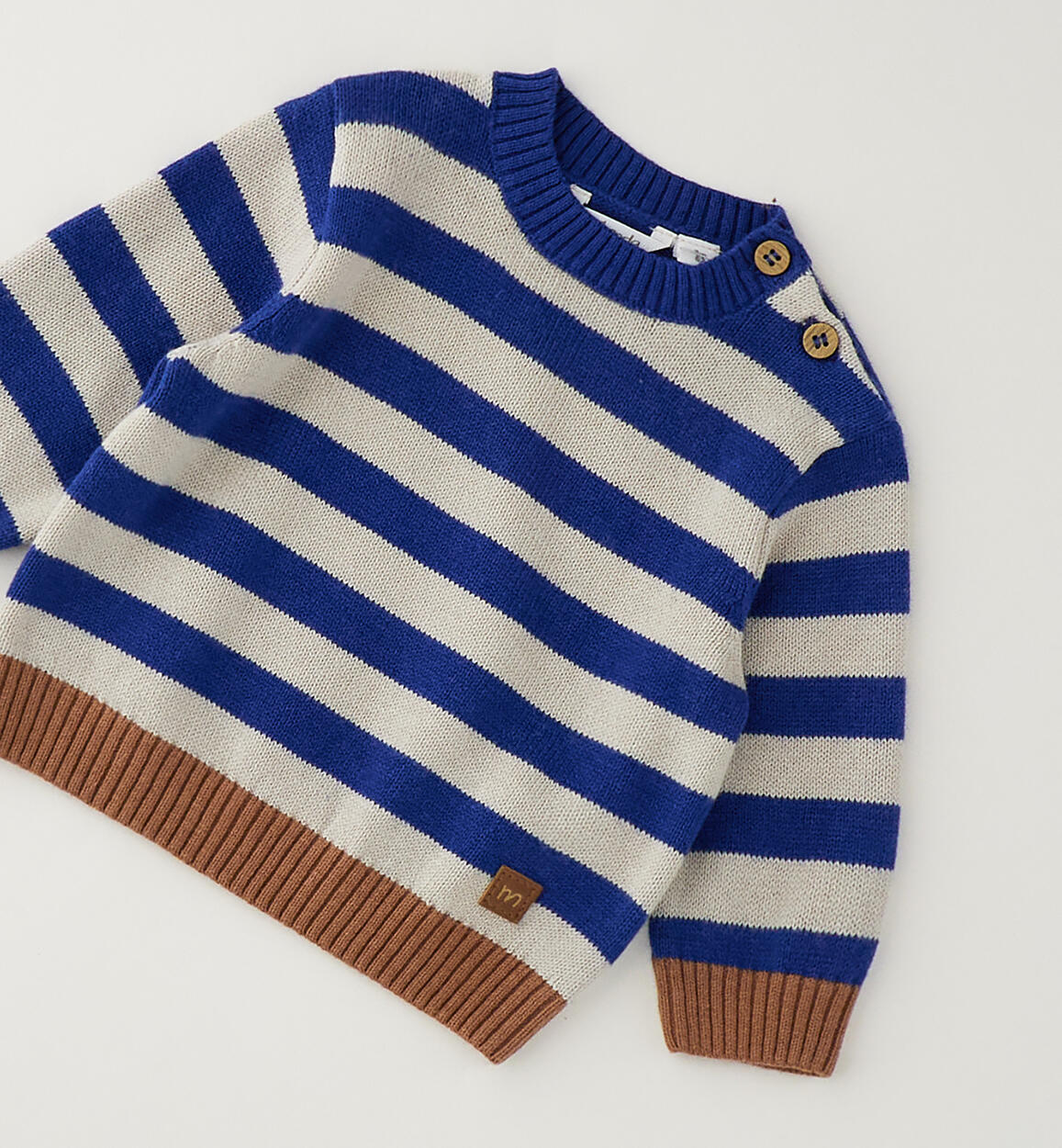 MAGLIONCINO A RIGHE BLU