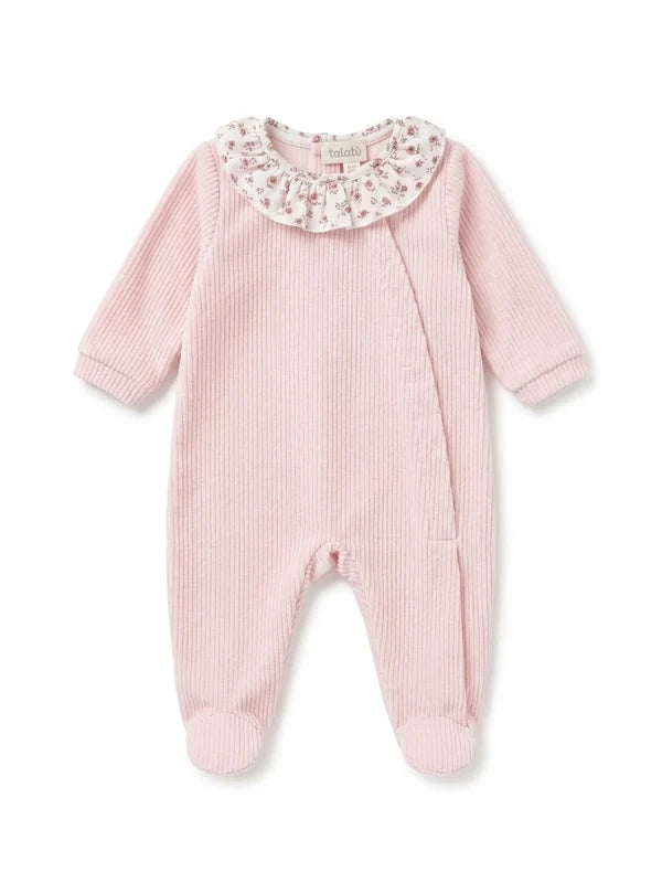 TUTINA ROSA CON COLLETTO PROVENZALE