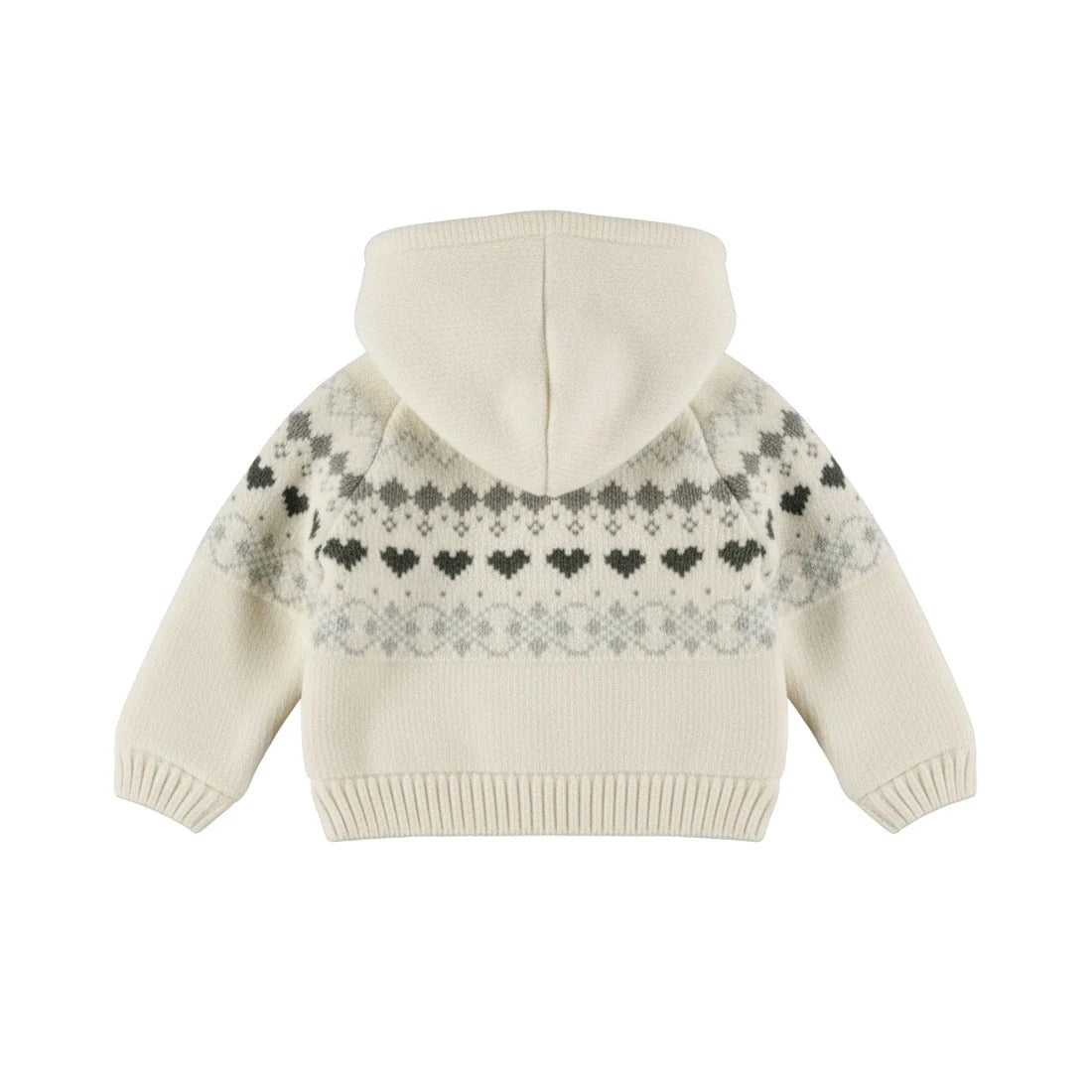 GIACCONE LATTE JACQUARD IMBOTTITO